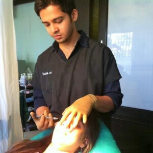 Dr Preay-treating-patient