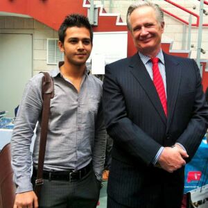 Dr Preay with Dr Carl Misch